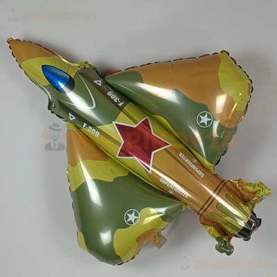 Шар (39''/99 см) Фигура, Самолет Истребитель, Военный